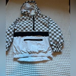 Little Bipsy copper check windbreaker